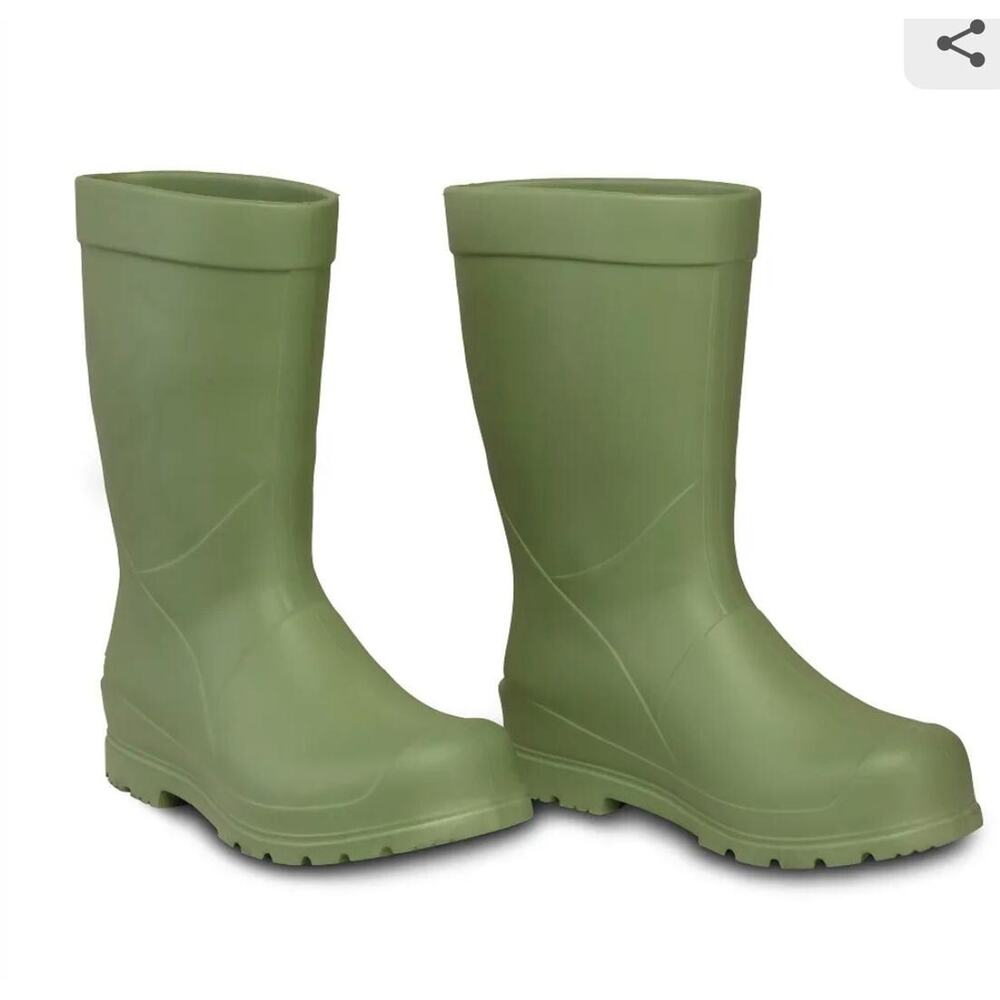 Sticky Shoes Boot is a long-shaft occupational boot, unisex GREEN 9.5M / 10.5M